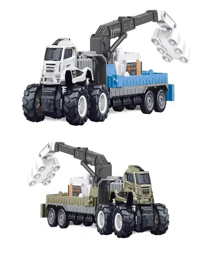 SHIPEASE لعبة مركبة هندسية تعمل بالاحتكاك من SHIPEASE بمقياس 1:43، سلم صعود إلى المطار، لعبة للأطفال الأولاد، مصنوعة من المعدن المصبوب، طائرة، سلم، مقطورة، شاحنة، هدية (متعددة الألوان، عبوة من قطعة واحدة) - Image 1